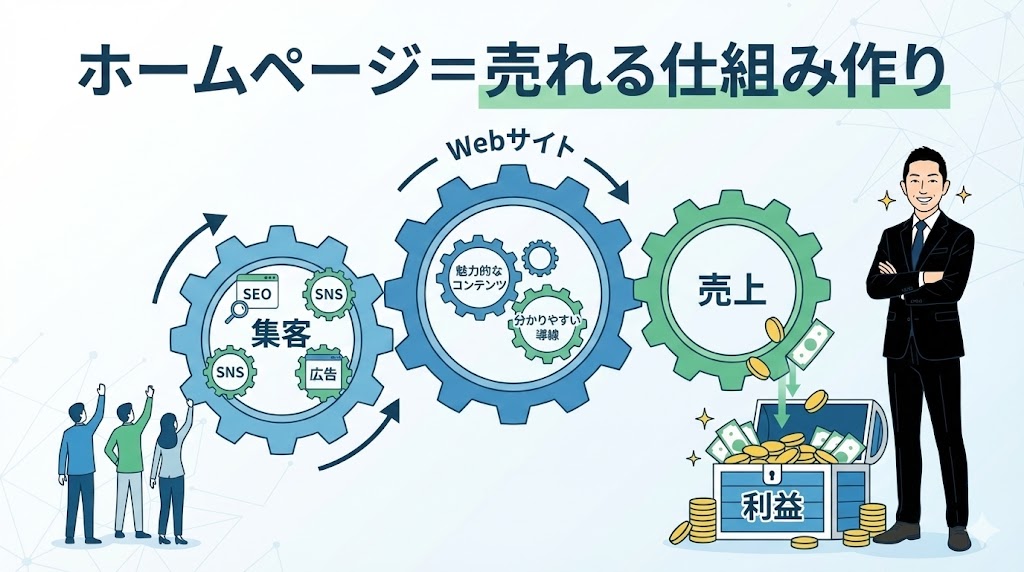 ホームページ集客