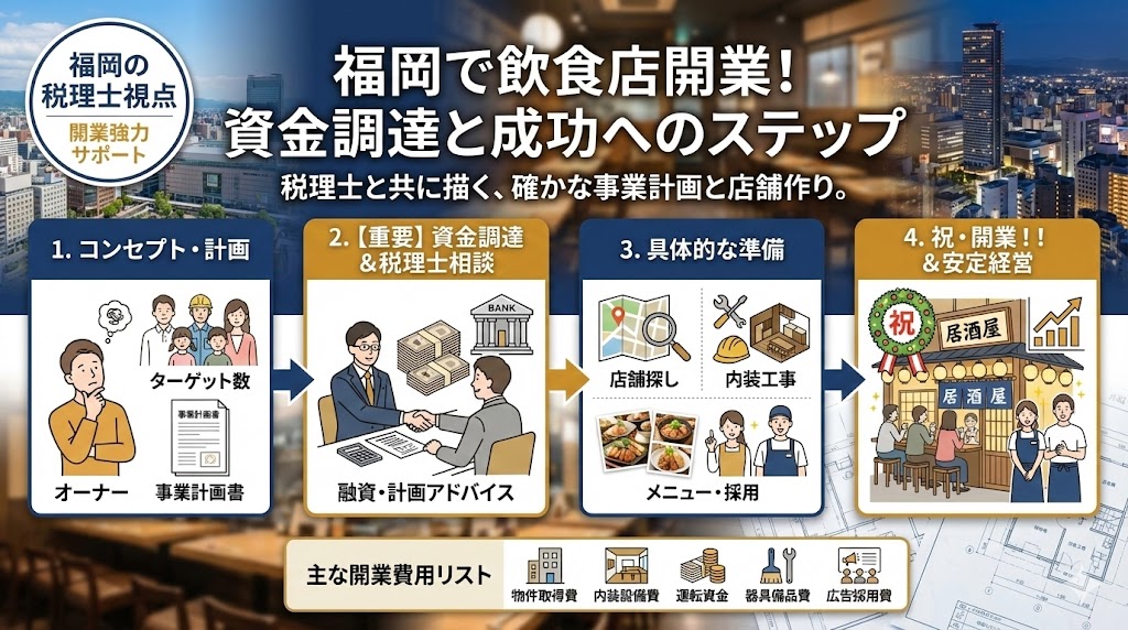 福岡で居酒屋・飲食店の開業・独立・オープン