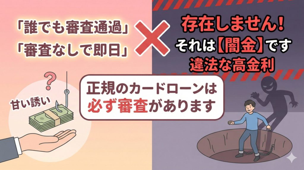 「誰でも審査が通る」即日融資のカードローンは存在するの？