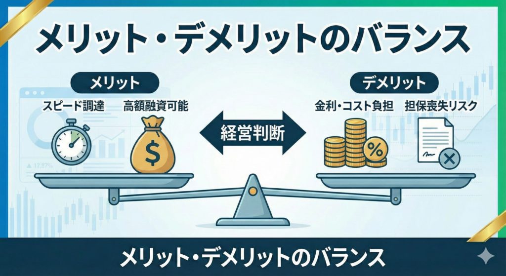 メリット・デメリットのバランス
