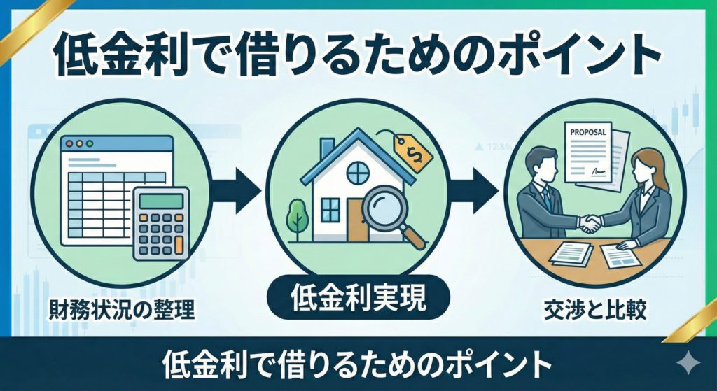 低金利で借りるためのポイント